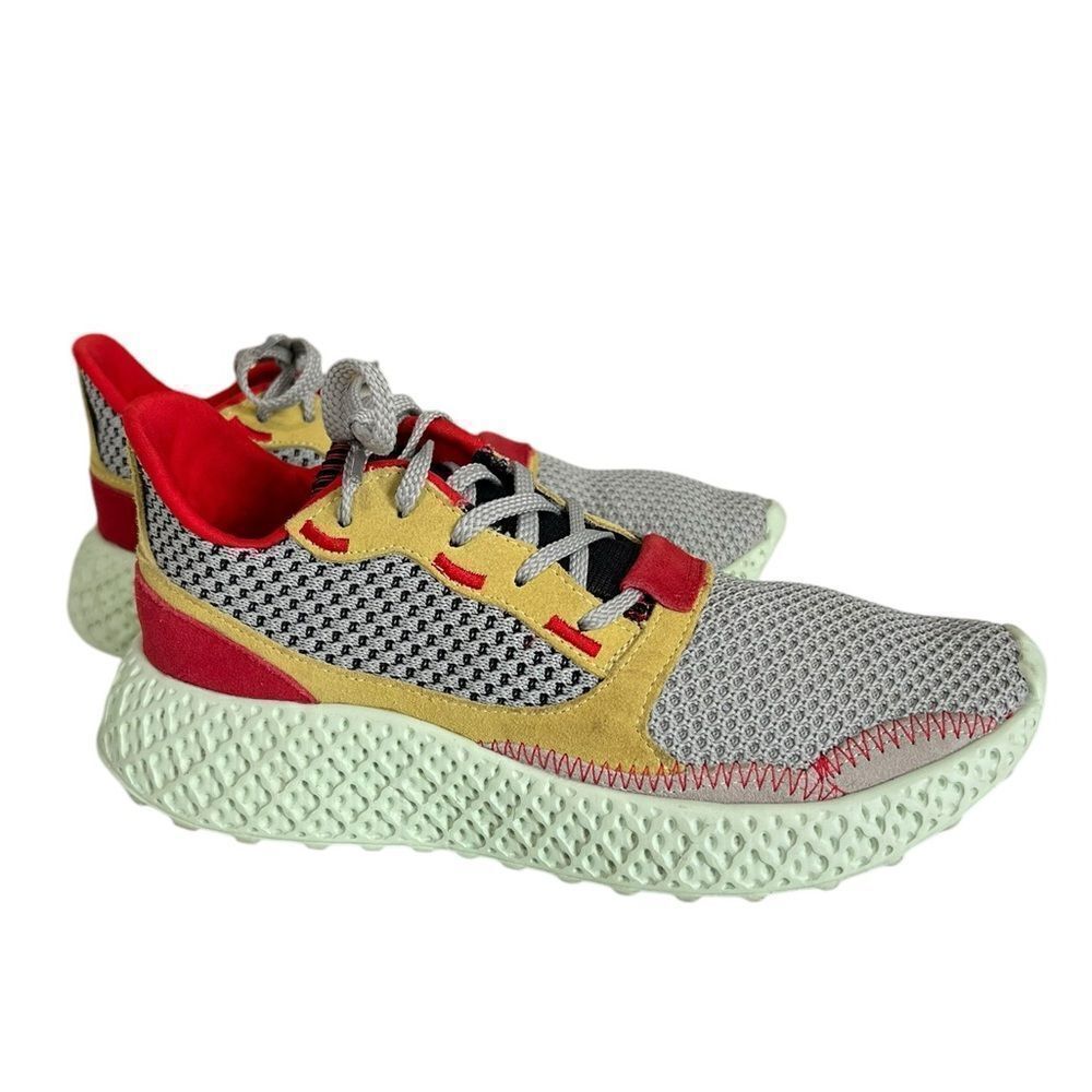 Steve Madden Women’s Sneakers 6.5M Red Yellow Black Mint Green Sole RUN02S1 - Picture 4 of 9